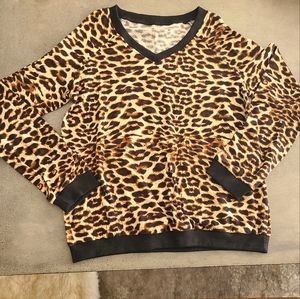 Leopard print sweater